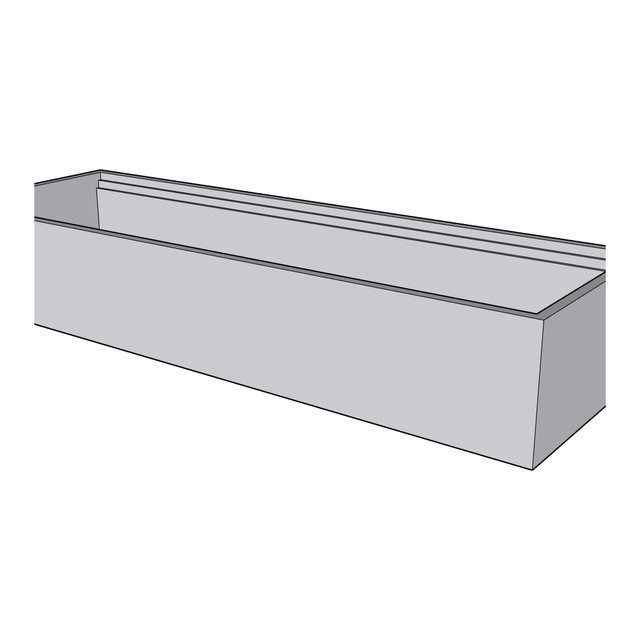 Ruvati 57 inch workstation sink, 3D model